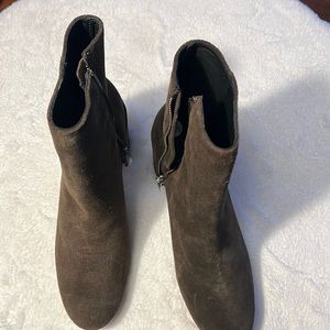 Thursday ankle heeled suede boots